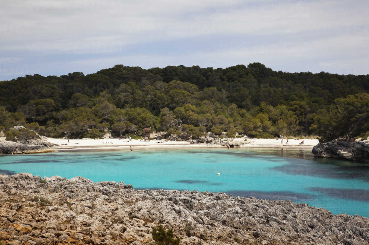 Spain Menorca View Of Cala En Turqueta At The South Coast Ms Mel Stuart Westend61