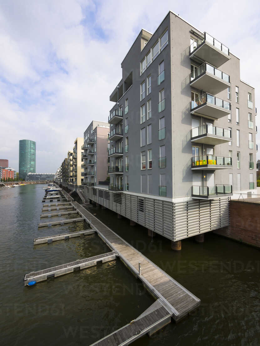 Germany Hesse Frankfurt Modern Luxury Apartments At Westhafen Amf Martin Moxter Westend61