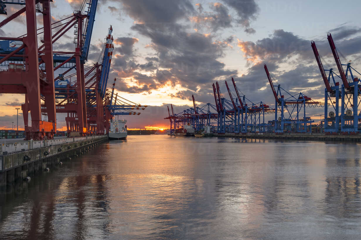 Germany Hamburg  Port of Hamburg  Container Terminal 