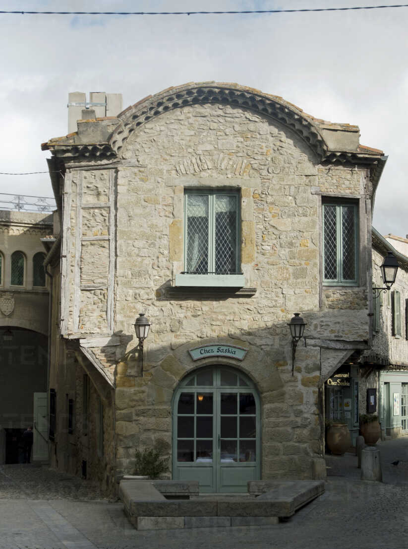 France Carcassonne Corner House In Old Town Hl Hartmut Loebermann Westend61