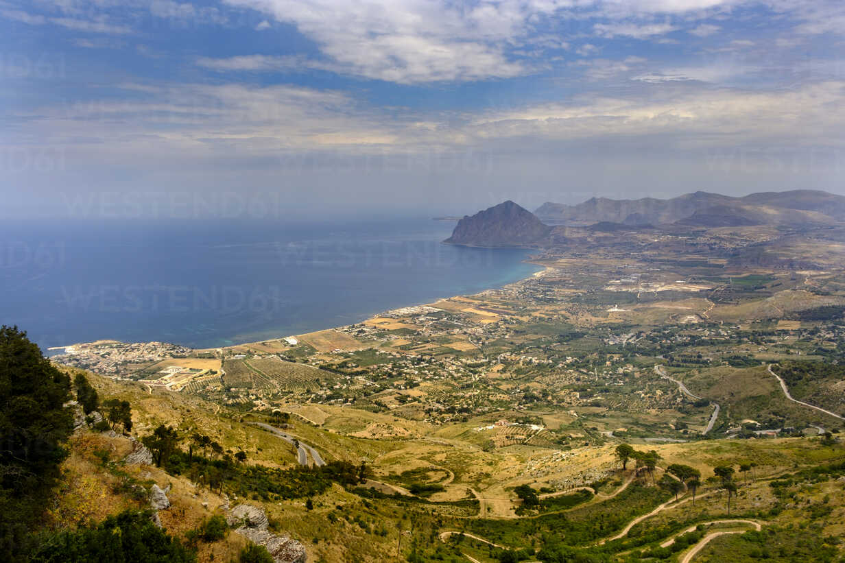 Italy Sicily Province Of Trapani Erice Coast And Monte Cofano Lbf01787 Lisa Und Wilfried Bahnmuller Westend61