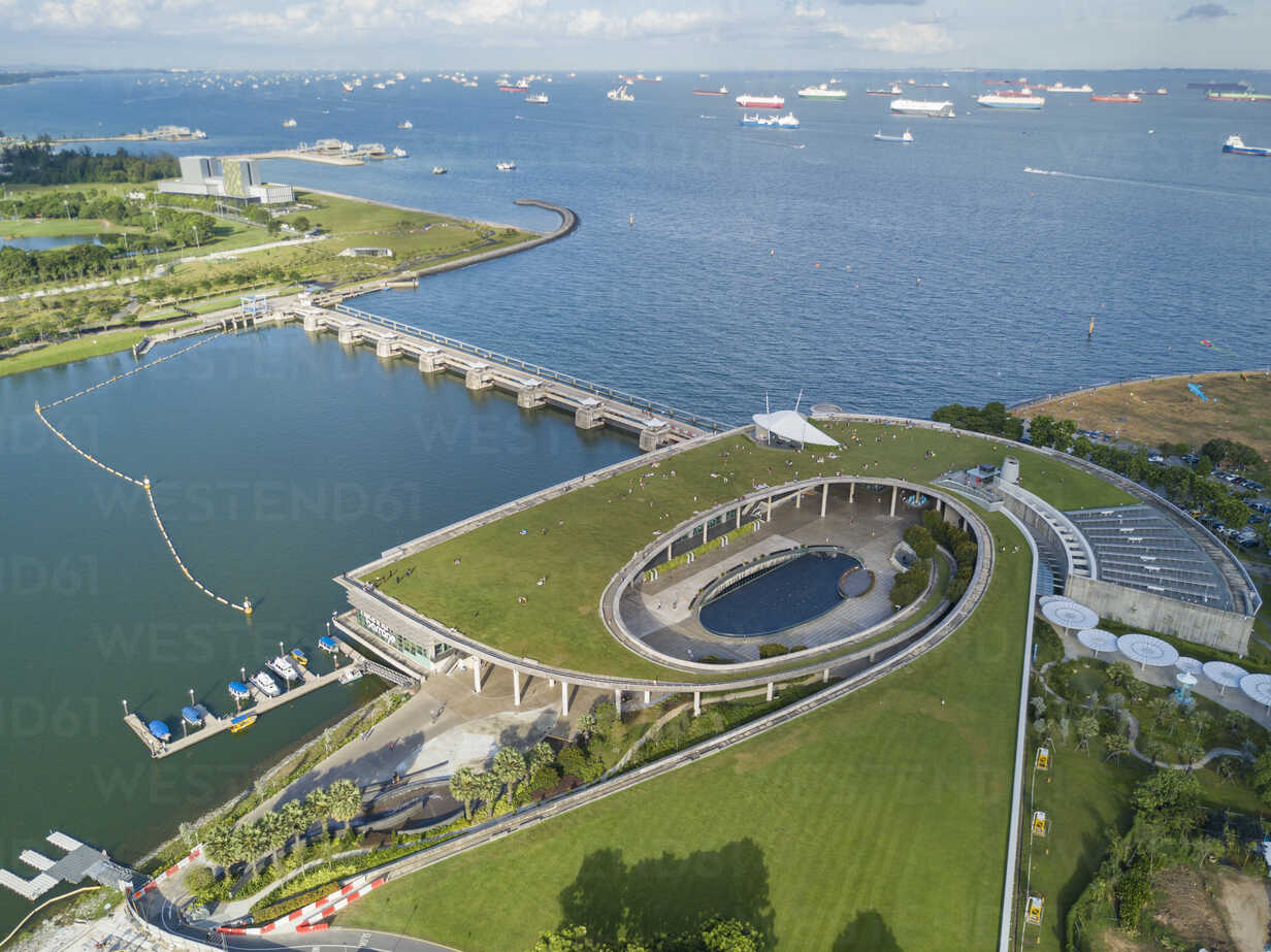 Singapore Marina Barrage Stockphoto