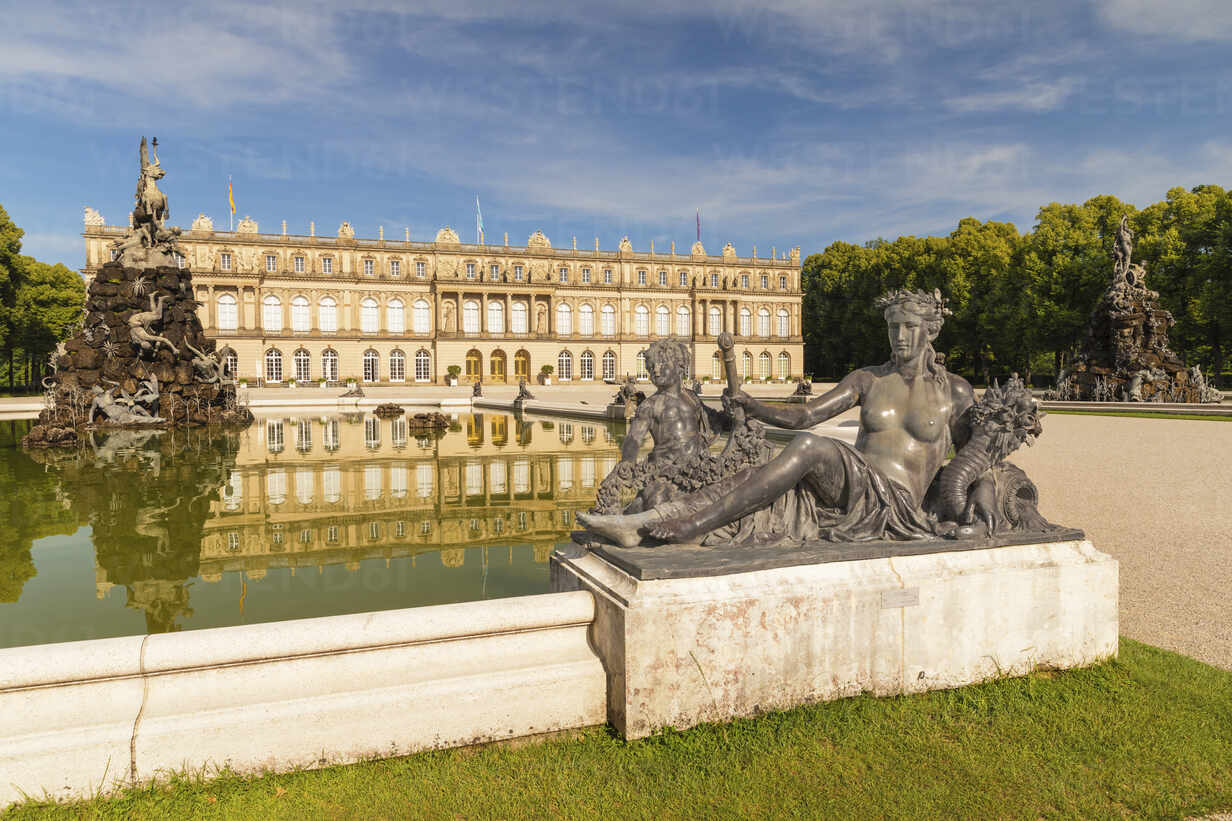 Herrenchiemsee Palace On Herreninsel Island In Lake Chiemsee Chiemgau Upper Bavaria Germany Europe Rhplf18368 Rhpl Westend61