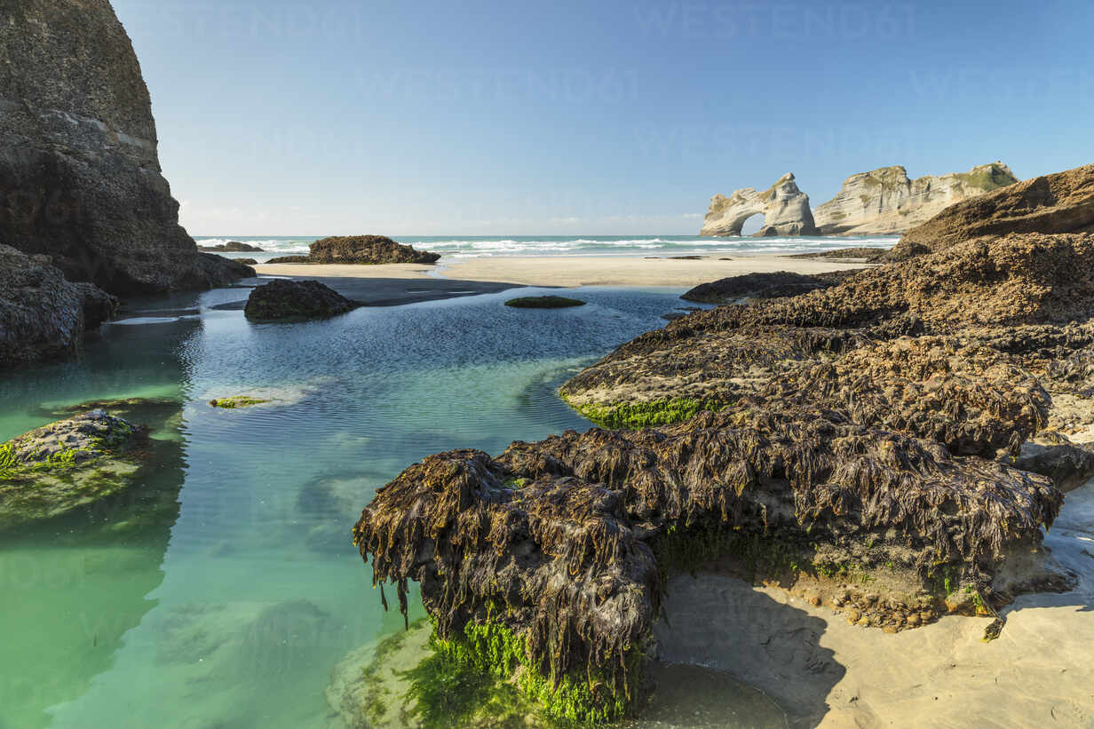 Wharariki Beach Golden Bay Tasman South Island New Zealand Pacific Rhplf Rhpl Westend61